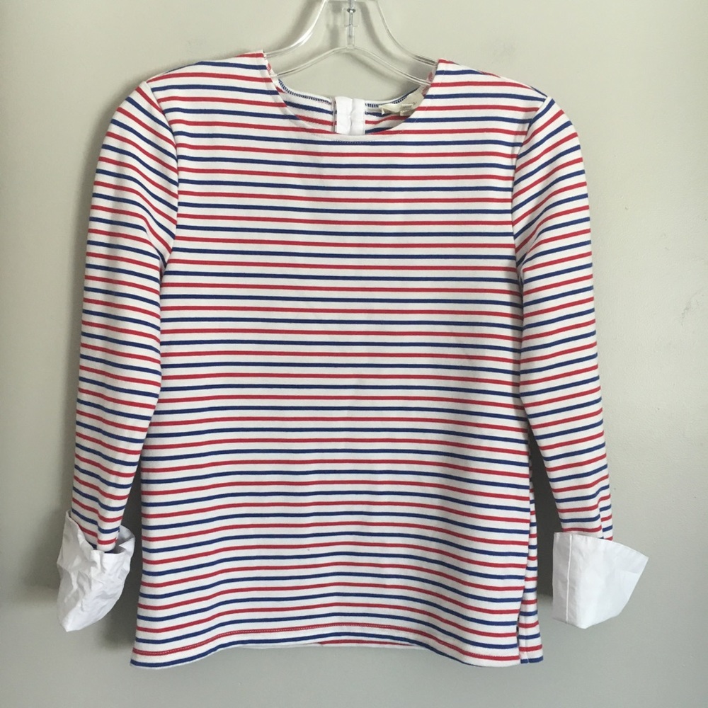 Anthropologie Deletta Stripe Top - Picture 5 of 7